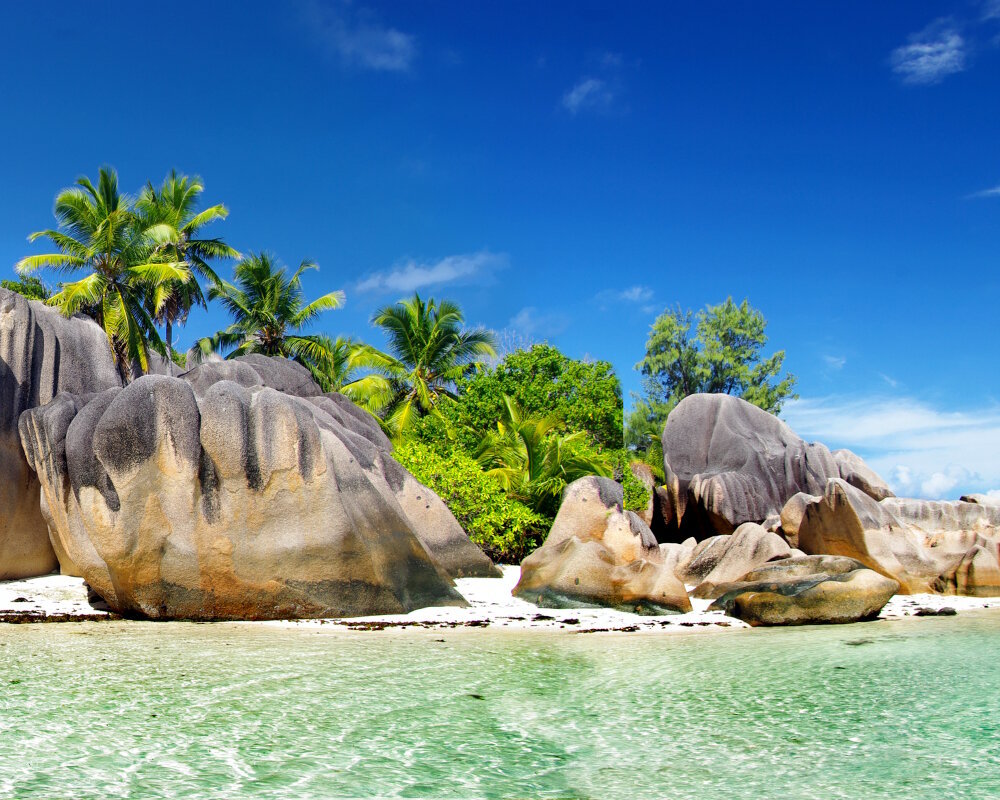 Les Seychelles avec l'île de la Digue