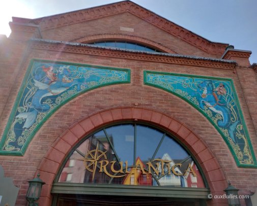 The entrance to Rulantica water park The entrance to Rulantica water park