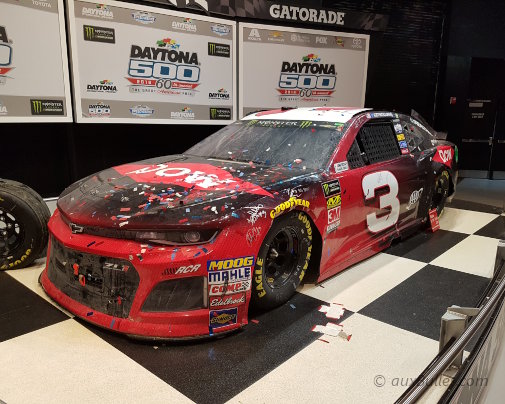 La Chevrolet n°3 d'Austin Dillon, victorieuse de la 60ᵉ édition des Daytona 500 en 2018
