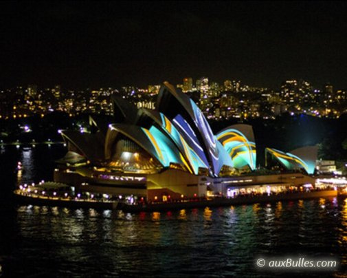 The iconic architecture of the Sydney Opera House, Australia