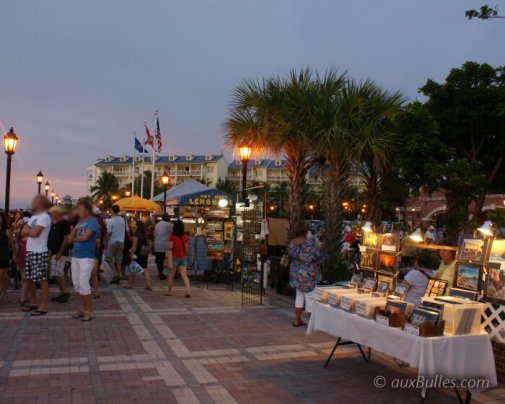 Mallory Square seems to come alive as the sunset approaches !