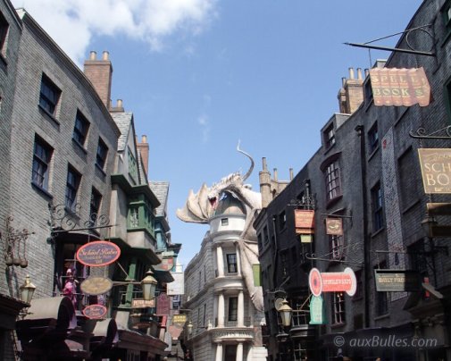 Universal Studios theme park takes you into the world of Harry Potter