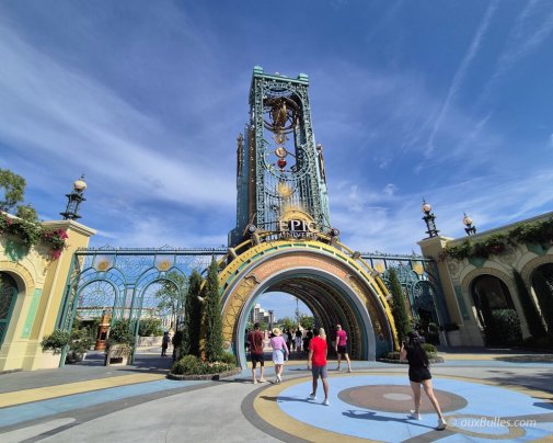 Universal Epic Universe welcomes you with its majestic entrance