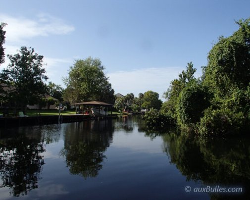 The calm waters and the lush landscape of the protected Crystal River Reserve