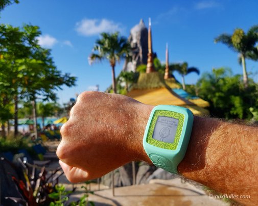 On my way to check in for my first water attraction !