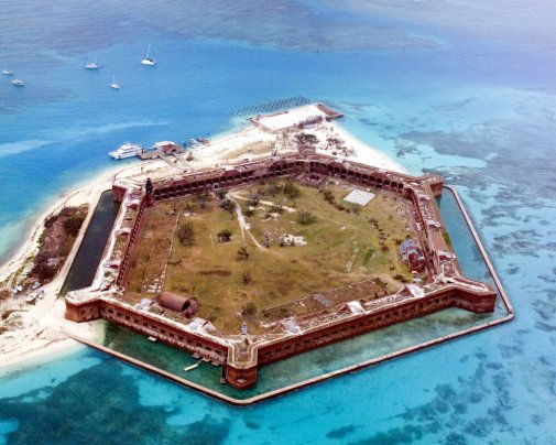 The Dry Tortugas islands (Golfe du Mexique)
