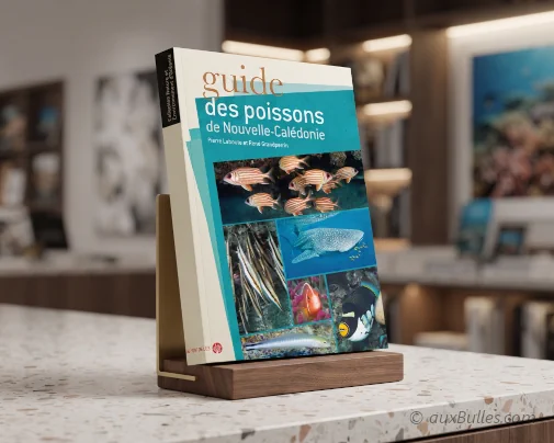 The Guide des poissons de Nouvelle-Calédonie, published by Au vent des îles, is available at bookstores
