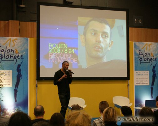 L'apnéiste Stéphane Mifsud détient le record du monde d'apnée avec 11 minutes et 35 secondes depuis 2009