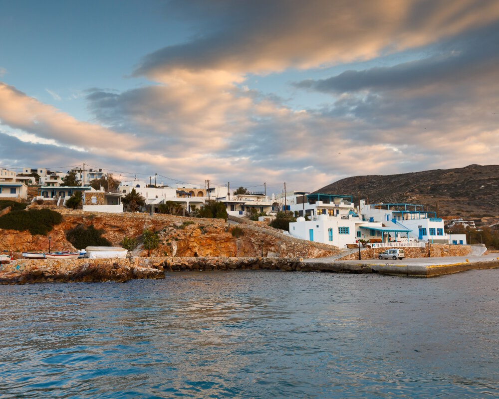 Port de pêche sur l'ile de Donoussa (Mer Egée)