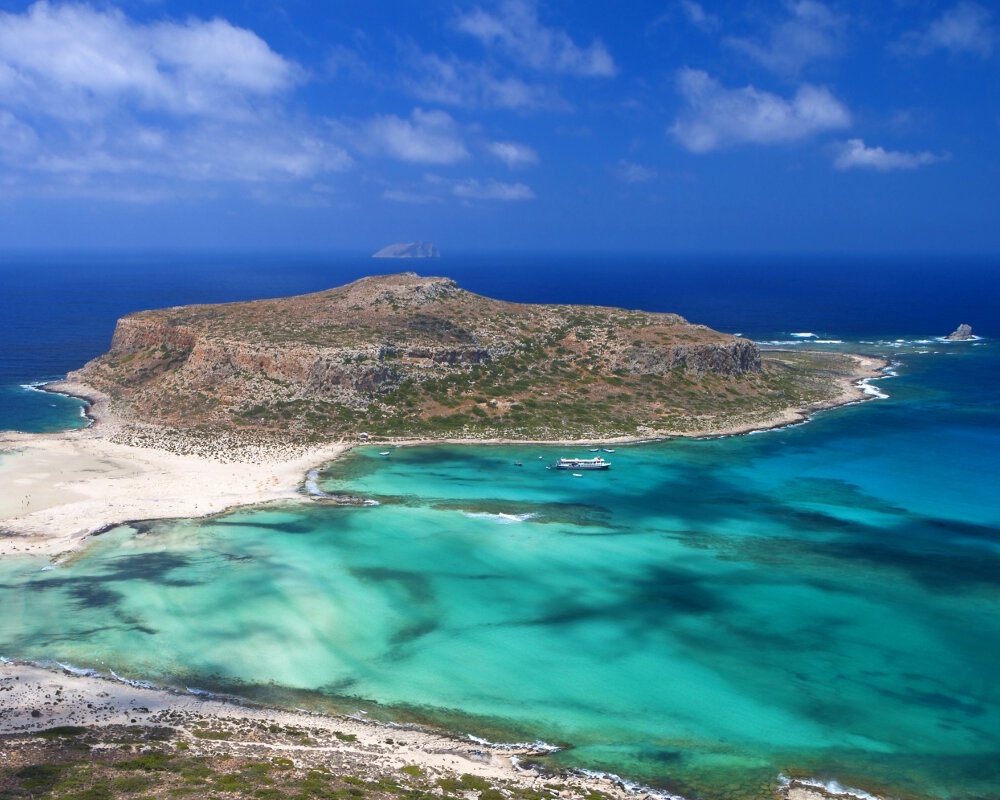 L'ile de Tigani (Mer Méditerranée)