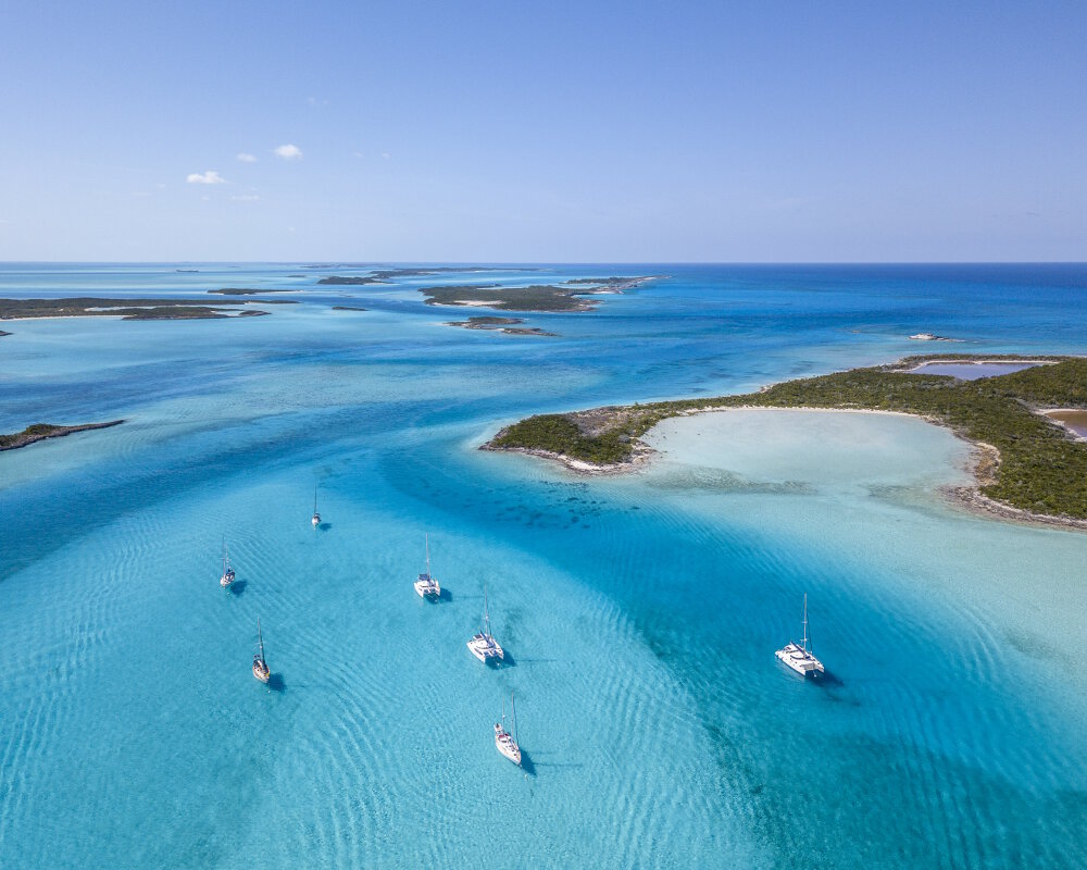 Les îles Exumas (Océan Atlantique)