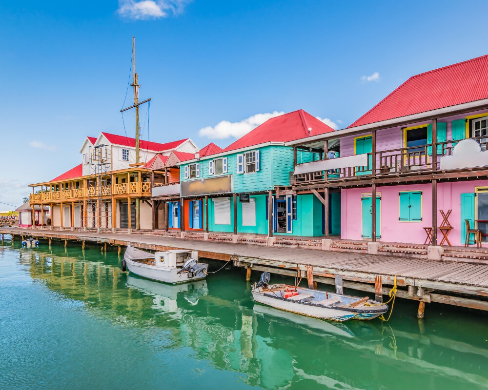 L'île d'Antigua (Océan Atlantique | Mer des Caraïbes)