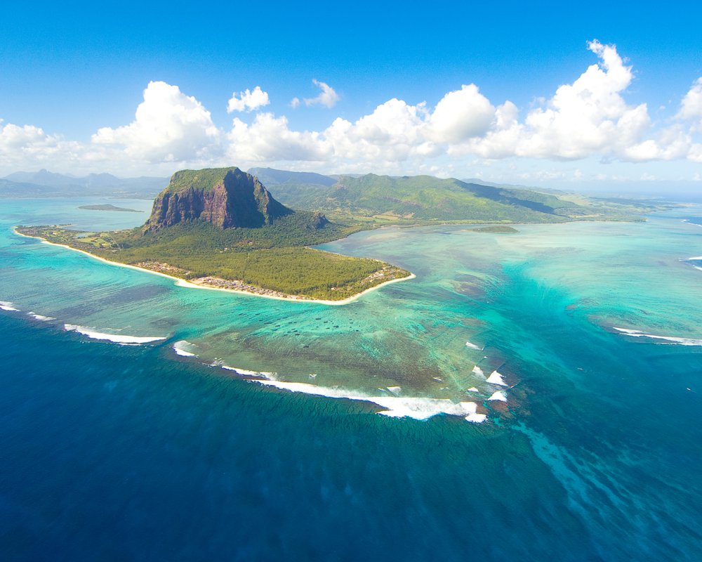 L'ile Maurice est située dans l'ouest de l'océan Indien