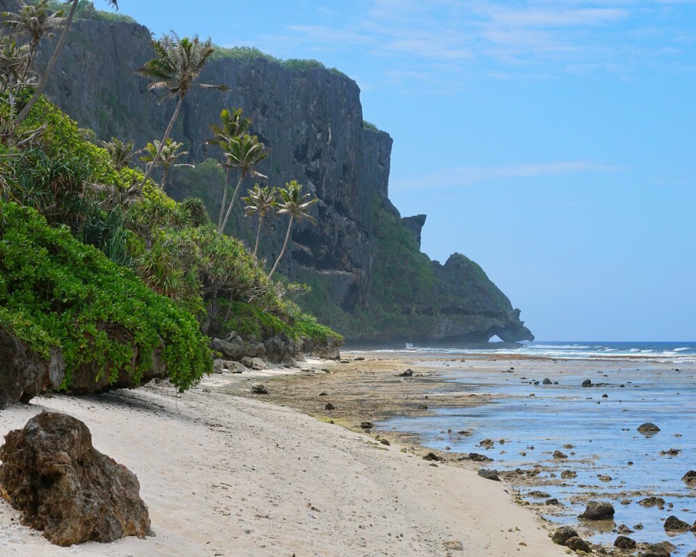 L'île de Rurutu (Océan Pacifique)